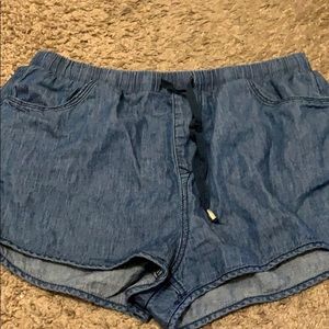 Denim shorts